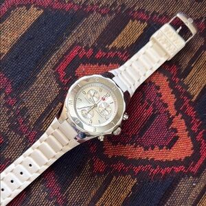 White Chronograph Watch